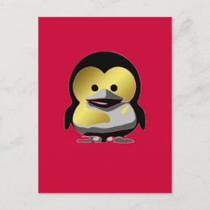 Linux Baby Tux d'Or Vykort