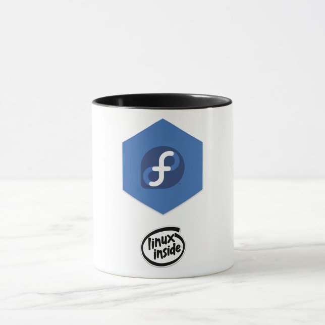 Linux Fedora Mugg (Center)