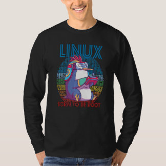 Linux Gamer Penguin Root Party Geek Programmer Adm T Shirt