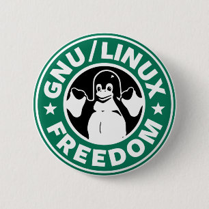 LINUX - GNU - Knappen FRIHET Knapp