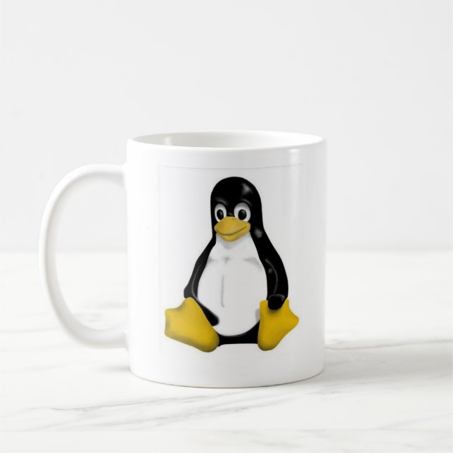 linux-inside, linux kaffemugg (Vänster)