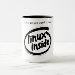 Linux inuti - Sudo Kaffe Mugg