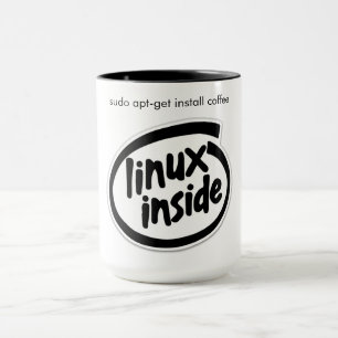 Linux inuti - Sudo Kaffe Mugg