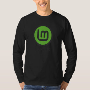 Linux Mint Operativsystem Grön Debian Ubuntu Så T Shirt