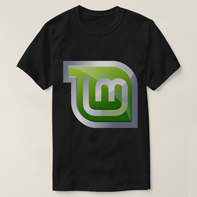 Linux Mint Passande T-Shirt (Design framsida)