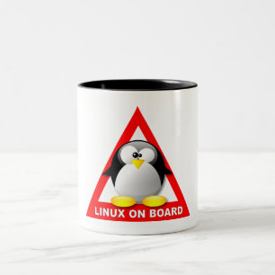 LINUX OMBORD Två-Tonad MUGG