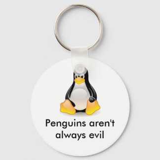 linux-penguin-tux nyckelring
