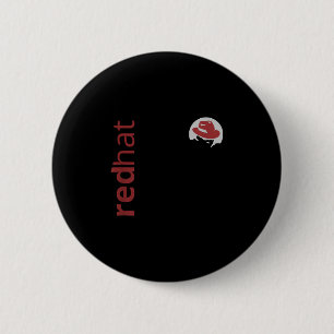 Linux Red Hat Fläkt Tee Tux Penguin Open Source Os Knapp
