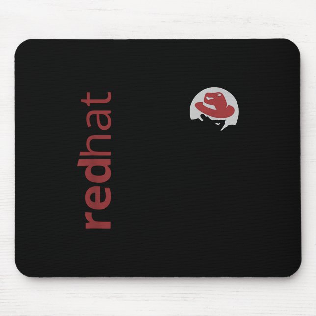 Linux Red Hat Fläkt Tee Tux Penguin Open Source Os Musmatta (Framsidan)