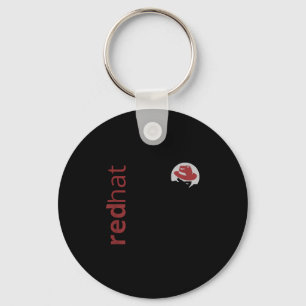 Linux Red Hat Fläkt Tee Tux Penguin Open Source Os Nyckelring