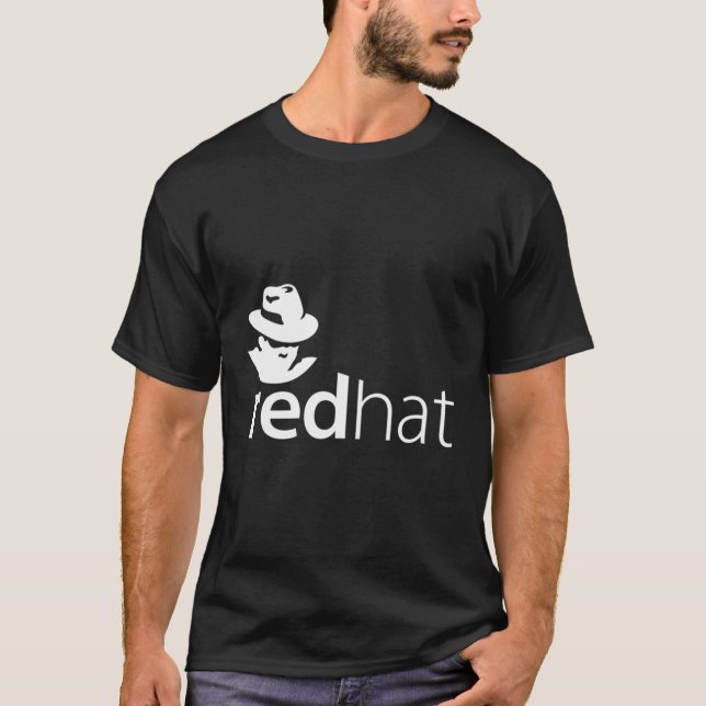 Linux Red Penguin Tux Open Source Os T Shirt (Framsida)