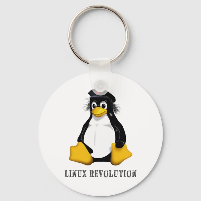 Linux-Revolution Nyckelring (Framsida)