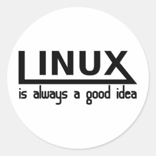Linux Runt Klistermärke