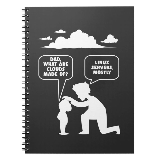 Linux Software Developer Computer Programmer Nerd Anteckningsbok (Framsidan)