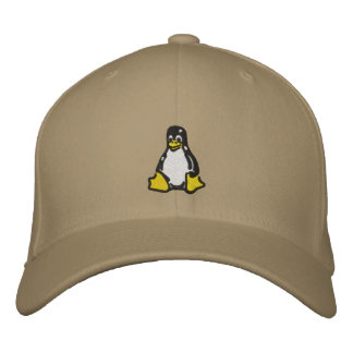 Linux Tux Broderad Keps