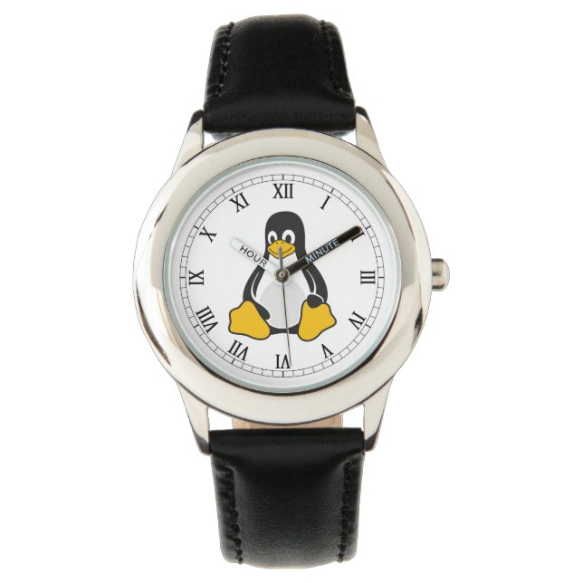 Linux Tux, Penguin Watch Armbandsur (Framsida)