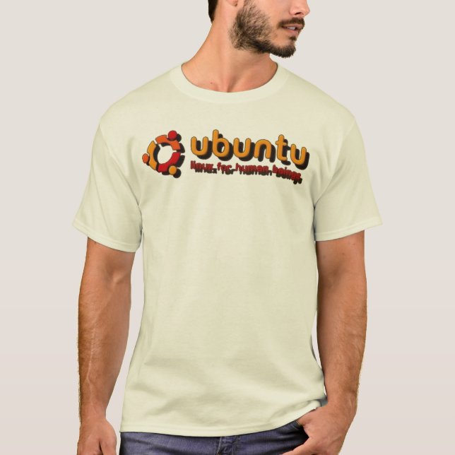 Linux Ubuntu Tee Shirt (Framsida)