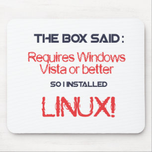 Linuxen är bättre musmatta