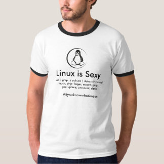Linuxen är sexig t-shirt