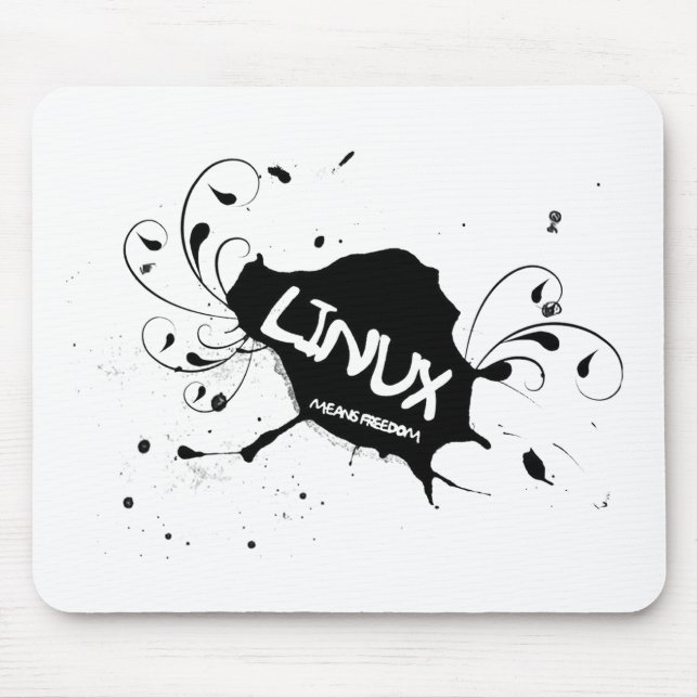 Linuxen betyder frihet musmatta (Framsidan)