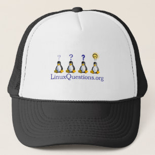 Linuxen ifrågasätter logotypen truckerkeps