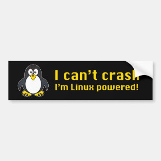 Linuxen kan inte krascha bildekal