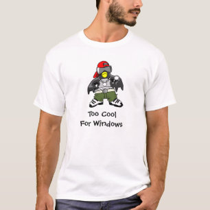 LinuxT-tröja: För coolt för Windows T Shirt