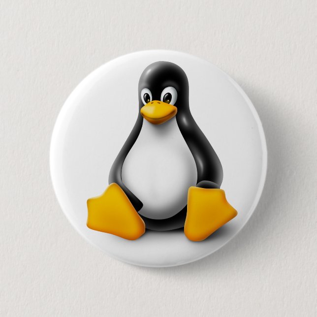 LinuxTux pingvinet Knapp (Framsida)