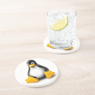 LinuxTux pingvinet Underlägg Sandsten