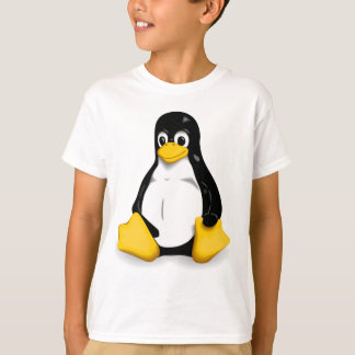 Linuxtuxen lurar utslagsplatsskjortan tee shirt