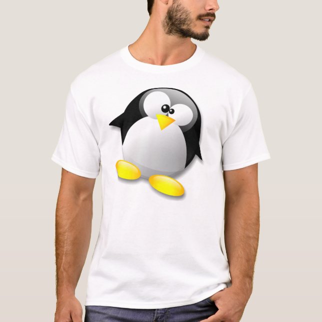LINUXTUXKRISTALL TEE SHIRT (Framsida)