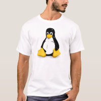 LinuxTuxmanar skjorta för utslagsplats
