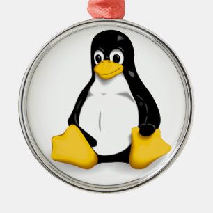 LinuxTuxprodukter Julgransprydnad Metall