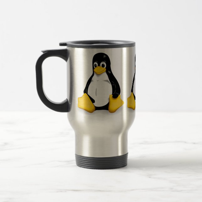 LinuxTuxprodukter Resemugg (Vänster)