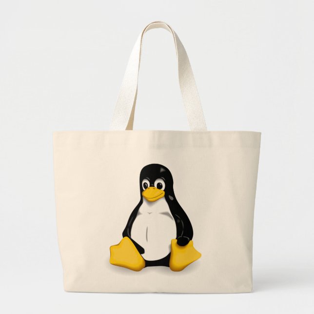 LinuxTuxtote bags Jumbo Tygkasse (Framsidan)