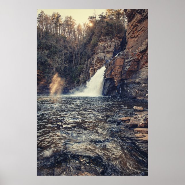 Linville Falls Poster (Framsidan)