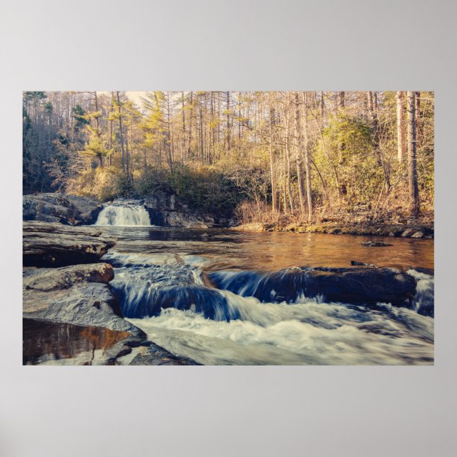 Linville Falls Poster (Framsidan)