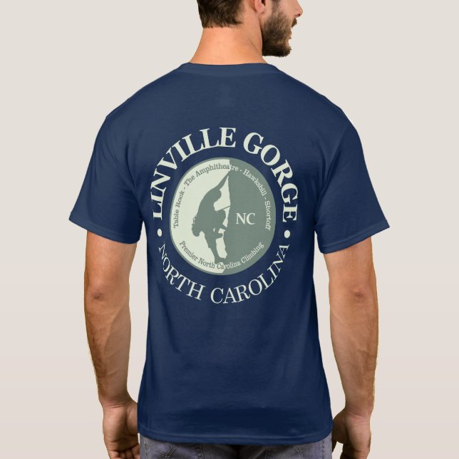 Linville Gorge (CLB) T Shirt (Baksida)