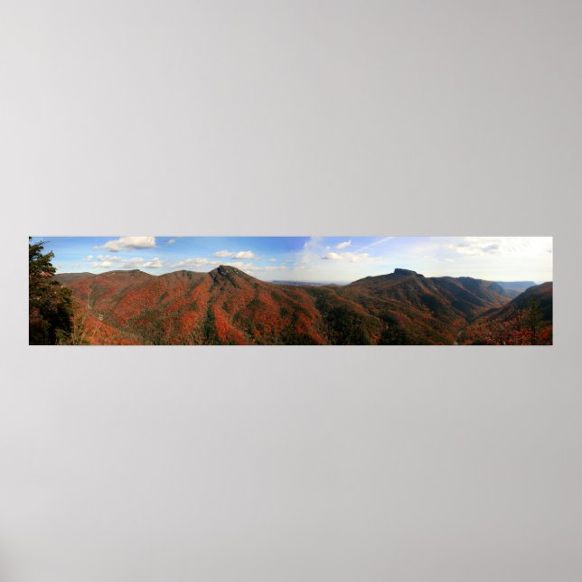 Linville Gorge i Autumn, North Carolina Poster (Framsidan)