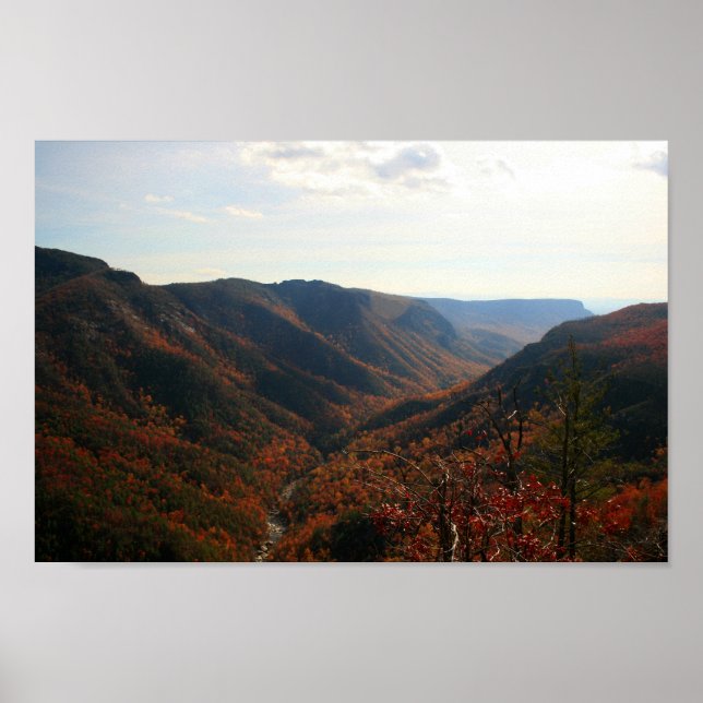 Linville Gorge in Fall, North Carolina Poster (Framsidan)