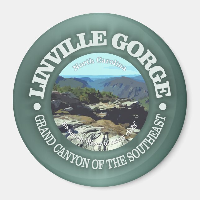 Linville Gorge Magnet (Framsidan)