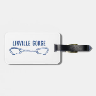 Linville Gorge North Carolina klättning Quickdraw Bagagebricka