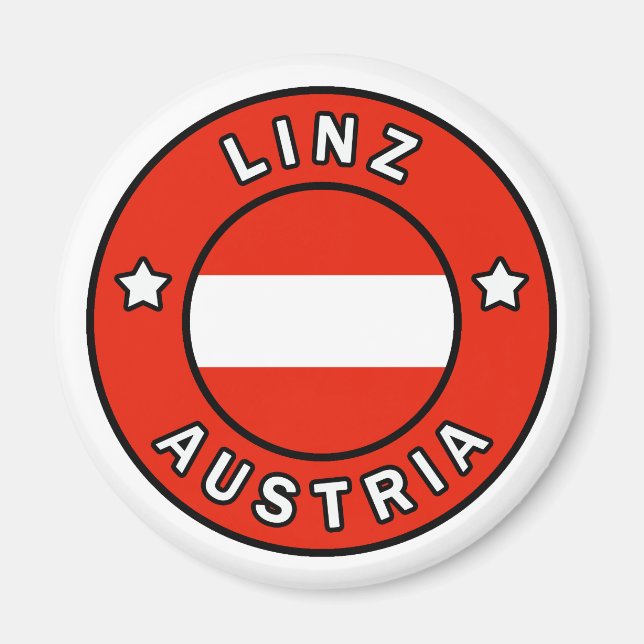 Linz Austria Magnet (Framsidan)