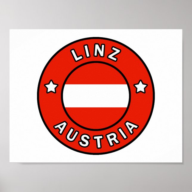 Linz Austria Poster (Framsidan)