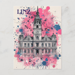 Linz Austria Travel Vykort