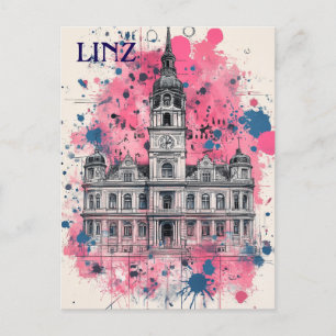 Linz Austria Travel Vykort