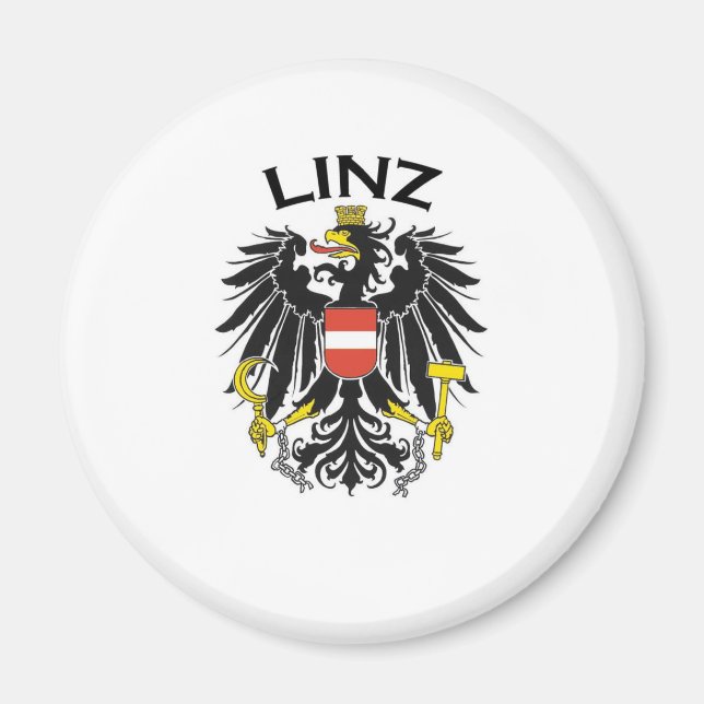 Linz, Österrike Magnet (Framsidan)
