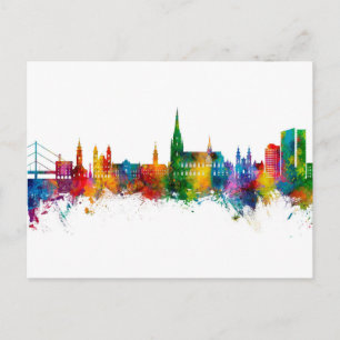 Linz Österrike Skyline Vykort