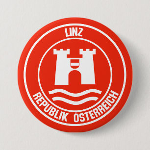 Linz Round Emblem Knapp