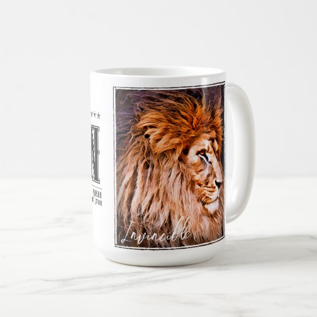 Lion マグカップ kaffemugg (Framsida höger)